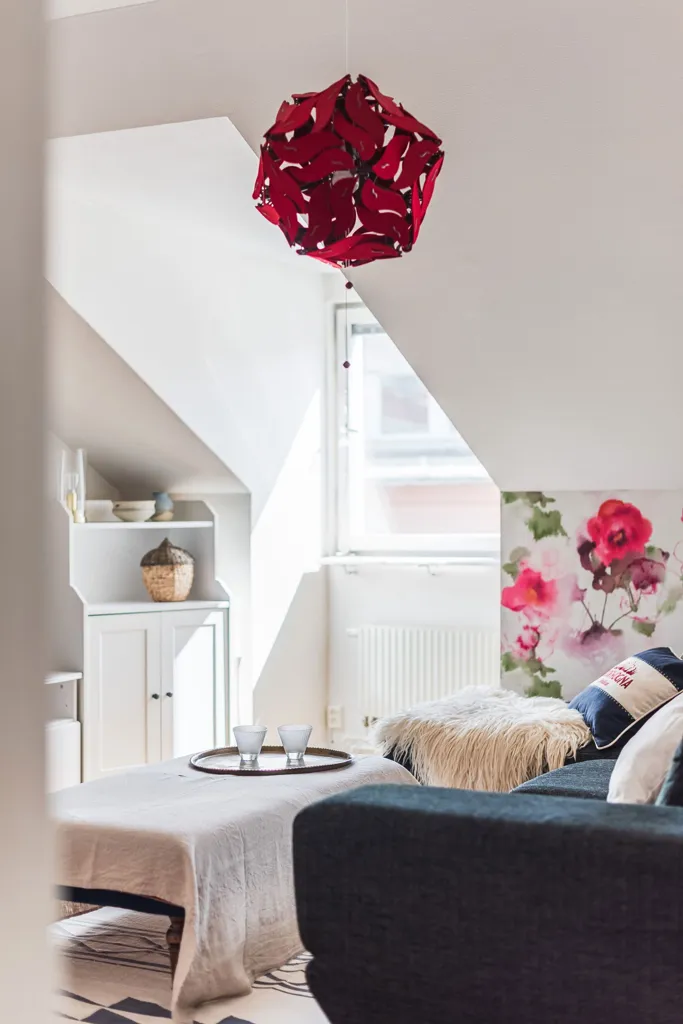 Séjour - Apartment with Balcony in Central Umeå