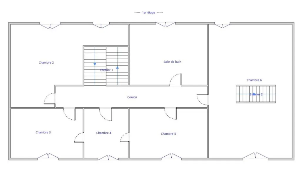 Plaan - 7-Piece Renovatable House in Mars-la-Tour