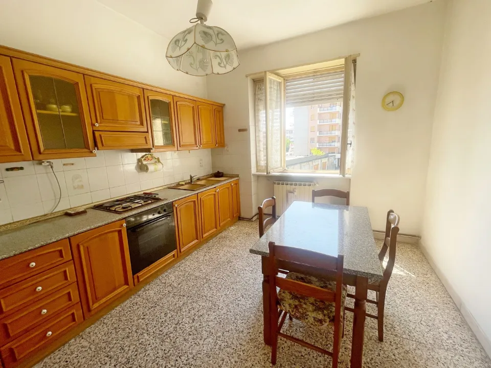 Kitchen - Apartment with Balconies in Central Strambino