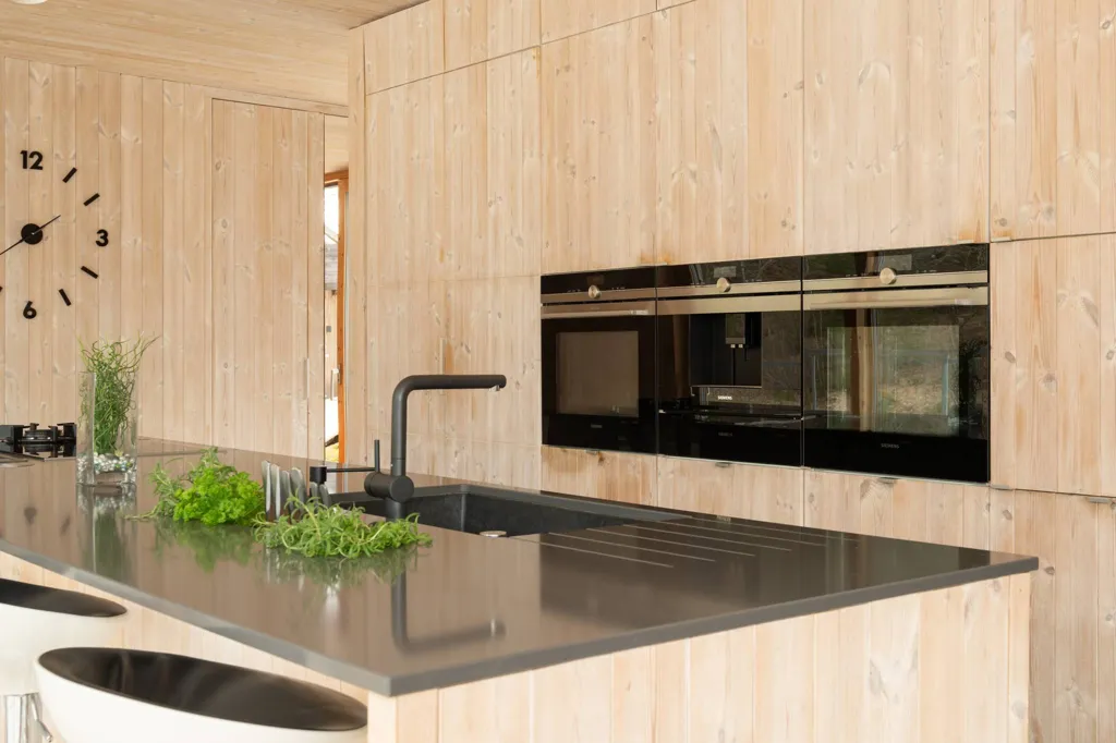 Cucina - Tham & Videgård Villa with Private Bird Pond in Haganäs