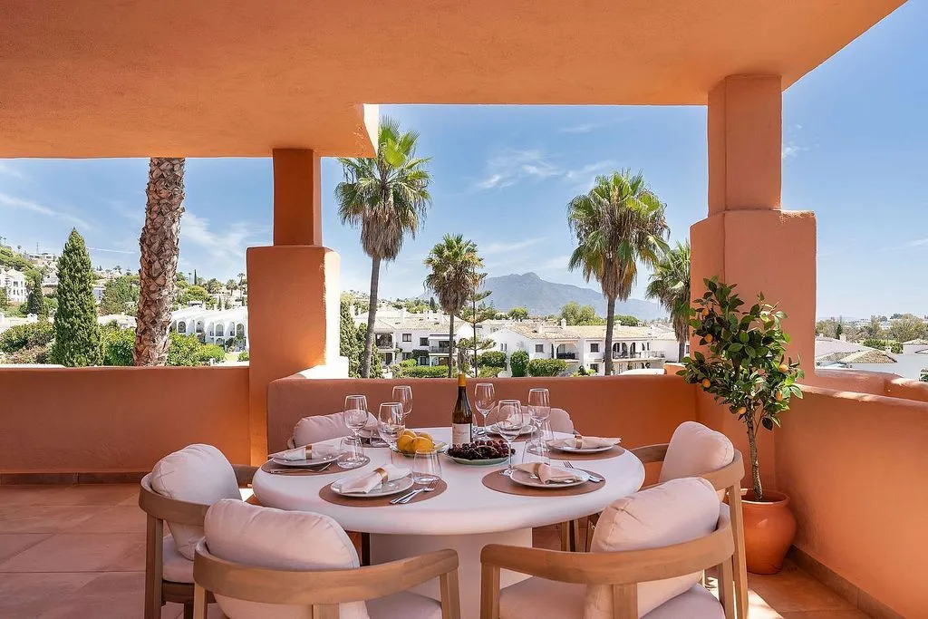Terrasse - Duplex with Pool and Terrace in Marbella
