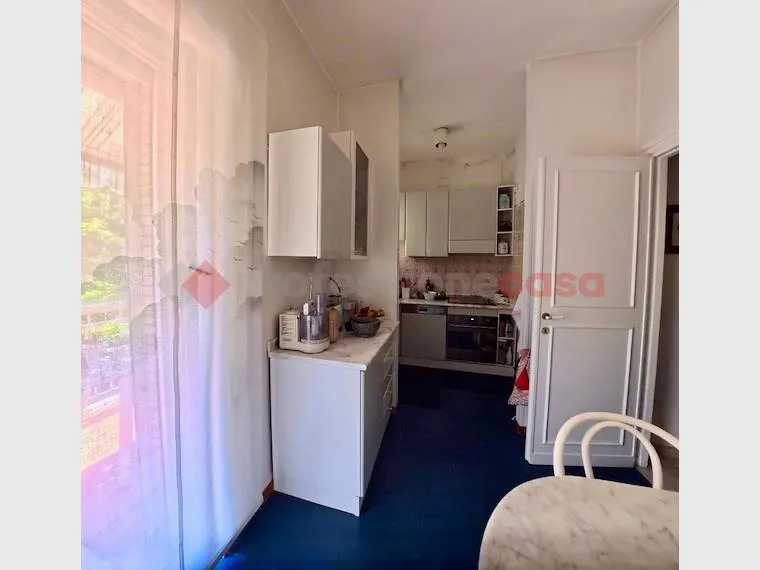 Köök - Apartment with Balcony in Rome