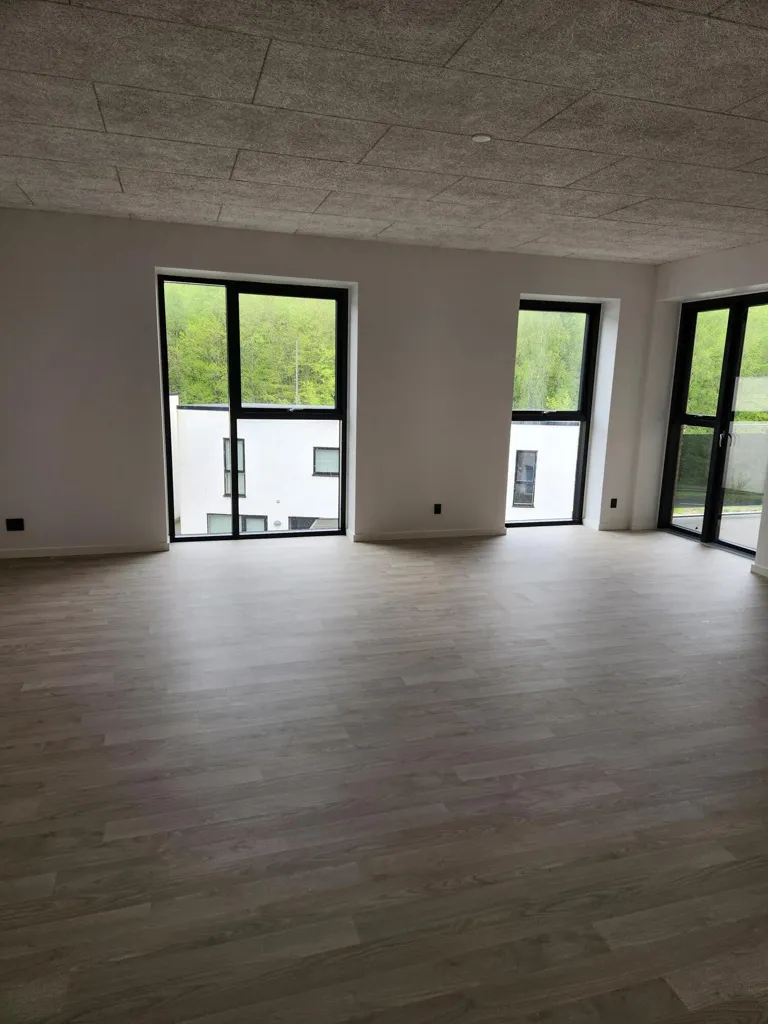 Living Room - Bright Apartment with Balcony in Silkeborg