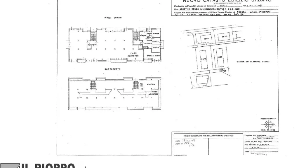 Plaan - Bright Penthouse with Private Garage in Trento