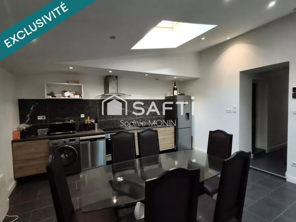 Söögituba - 3-Bedroom Apartment with Courtyard in Mâcon Centre
