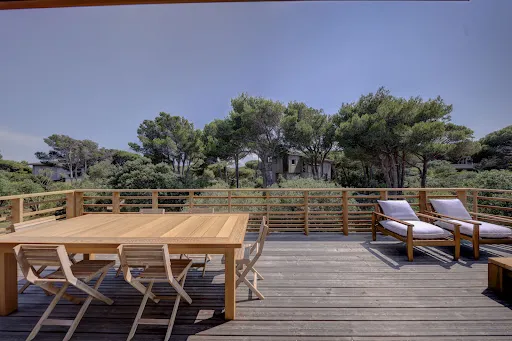 Terrace - Luxury Villa with Pool in Bonifacio
