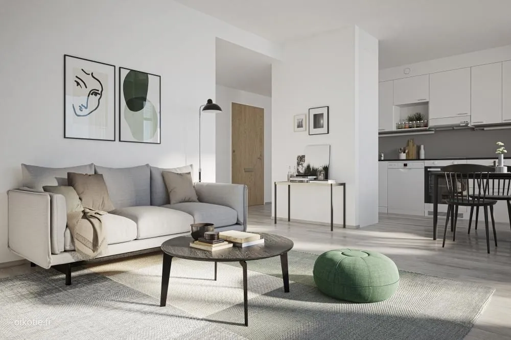 Soggiorno - Studio Apartment with Balcony in Nurmijärvi