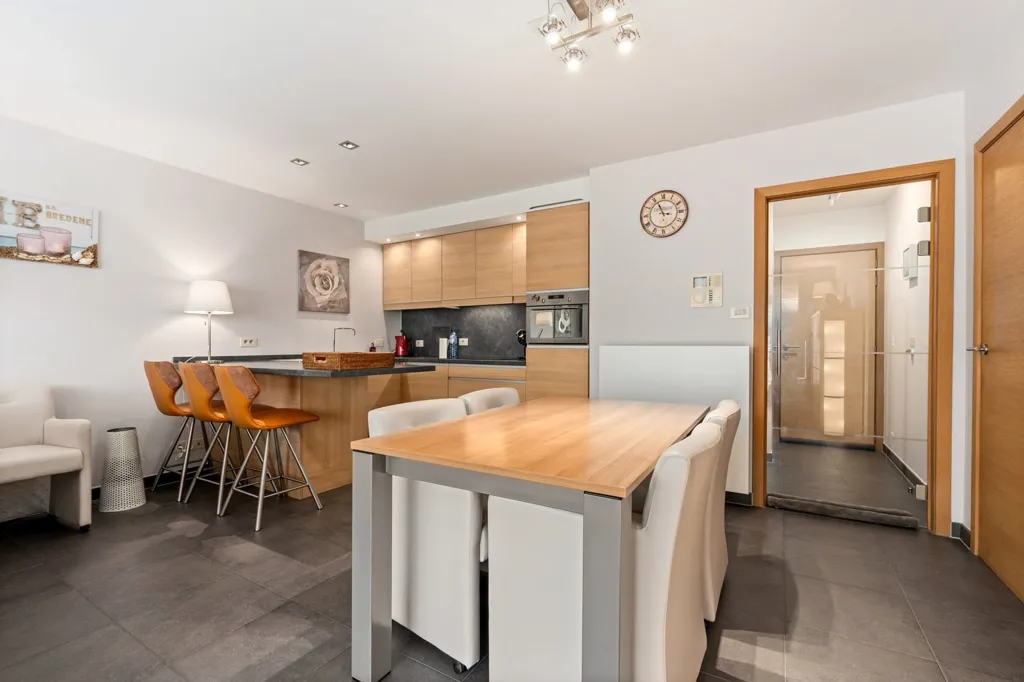 Sala da pranzo - Apartment with Sea View in Bredene