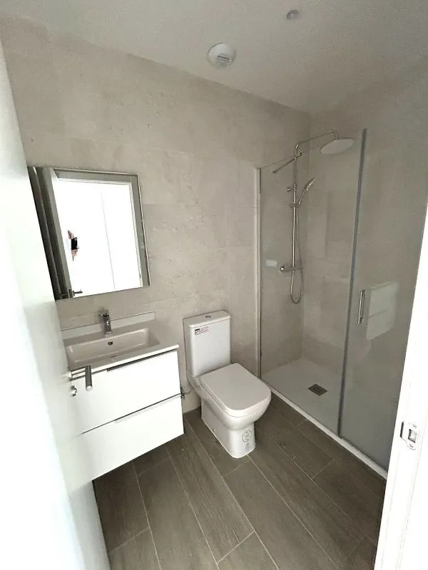 Salles de bain - Apartment with Balcony in Perchel Sur, Málaga