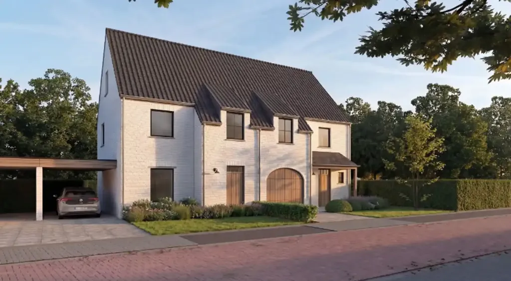 Rustic New Build with Carport in Ertvelde