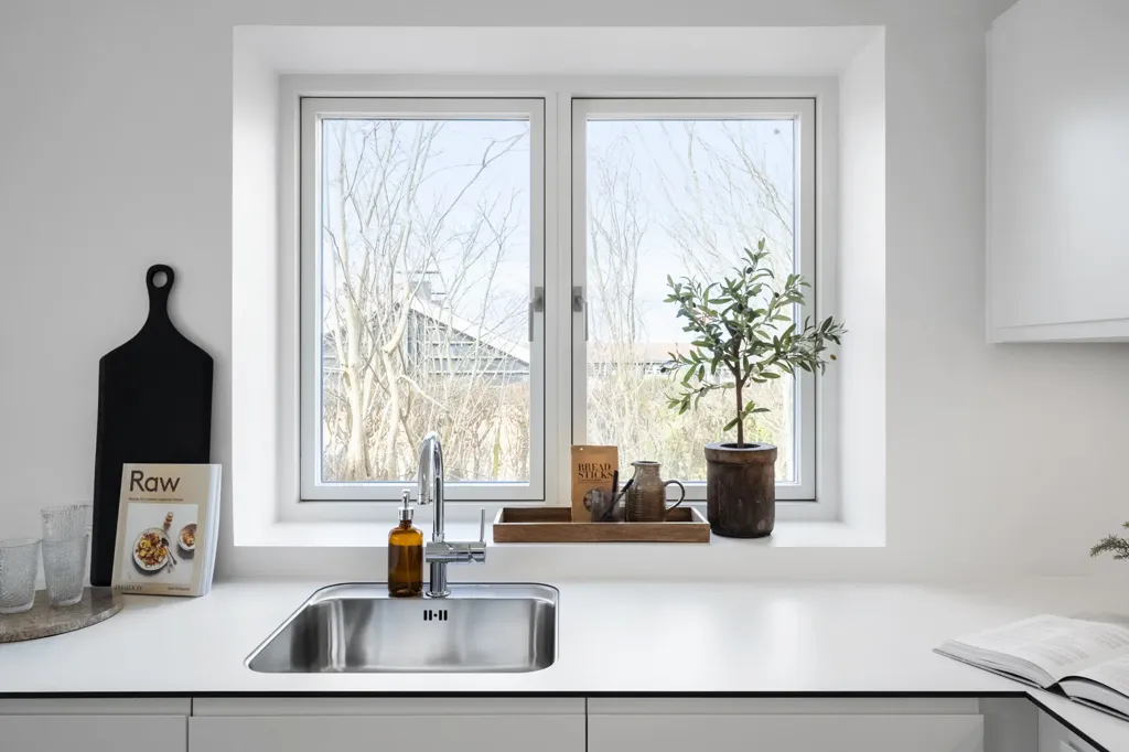 Kitchen - Apartment with Balcony in Søagerhusene