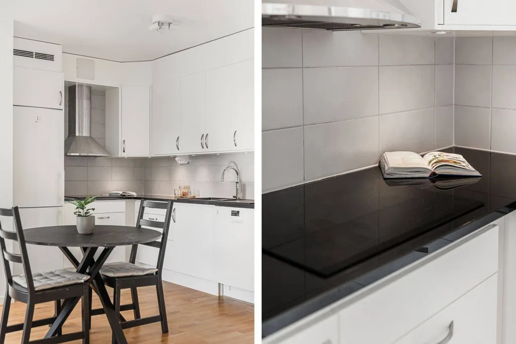 Köök - Apartment with Private Storage in Duvkullen