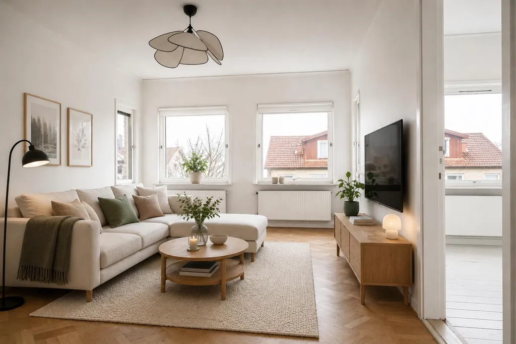 Soggiorno - Apartment with Balcony in Jönköping