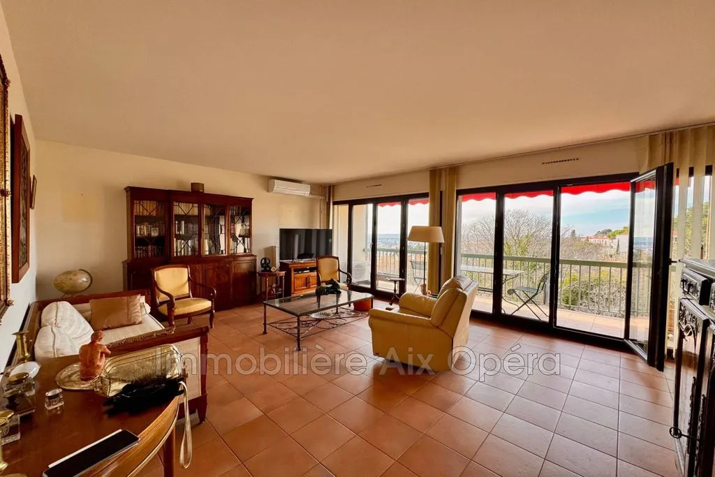 Séjour - Appartement Luxueux avec Terrasse à Aix-en-Provence