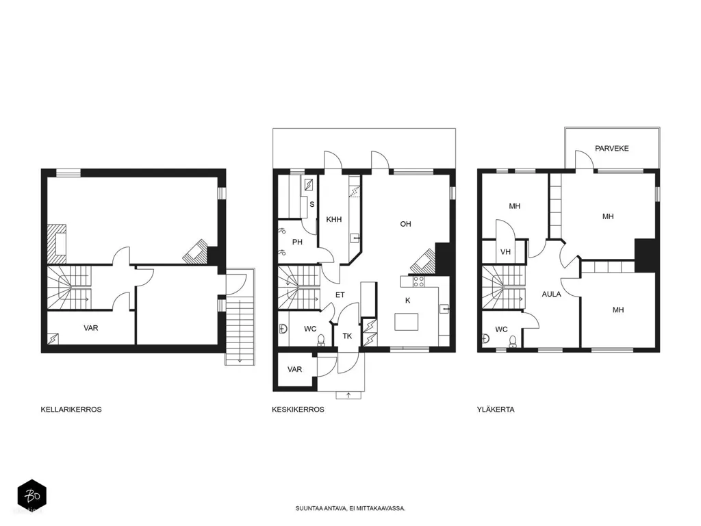 Plaan - Duplex with Garden in Vantaa's Matarin