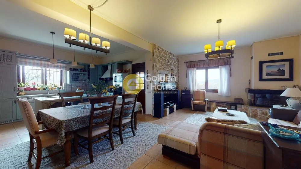 Salle à manger - Detached Villa with Unobstructed Views in Vravrona