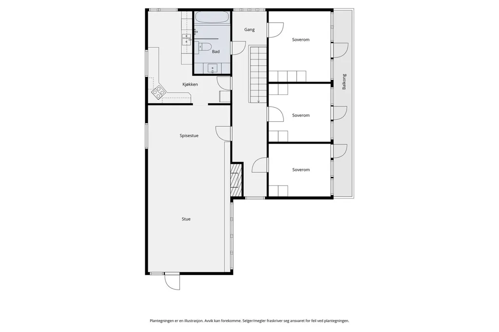 Plan - Architect-Designed Villa with Seafront in Boganesstraen