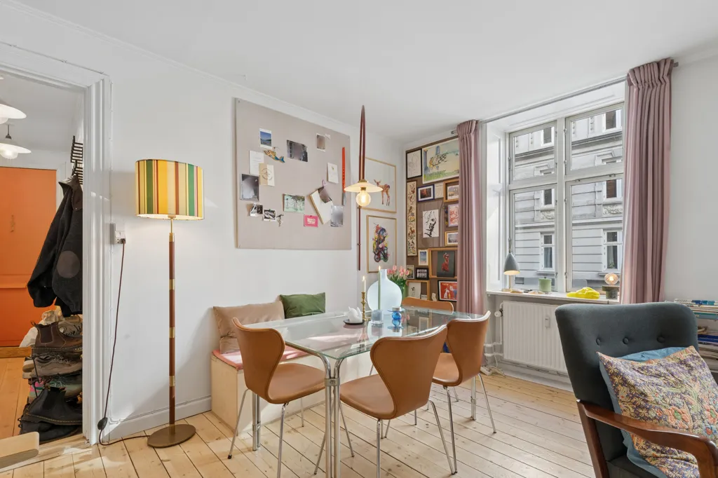 Sala da pranzo - Modernised Flat with Garden in Indre Nørrebro