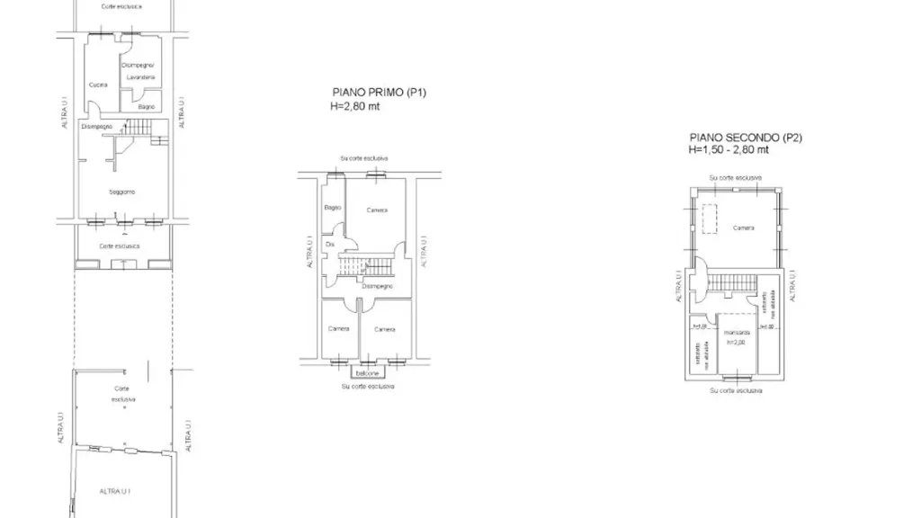Plan - Semi-detached House with Panoramic View in Marentino