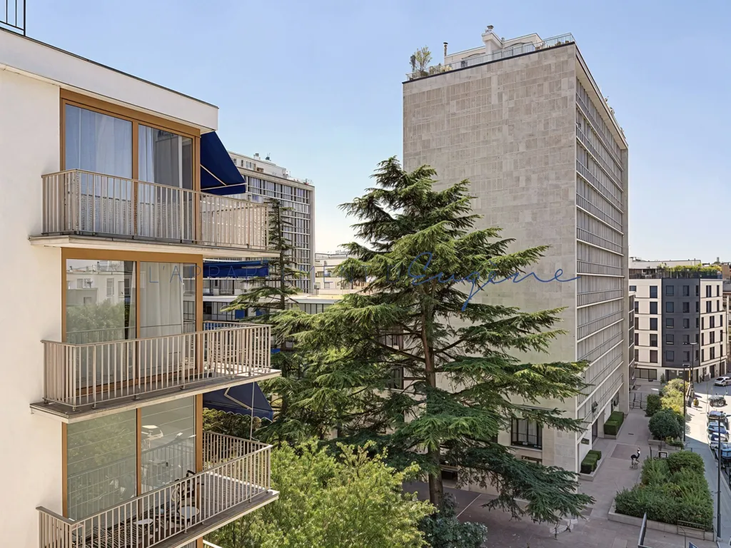 Balcony - Duplex with River View in Boulogne-Billancourt