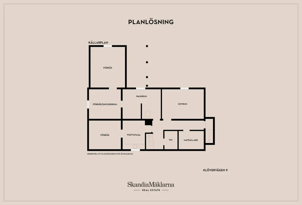 Plan - Terraced Villa with Garden in Värsås
