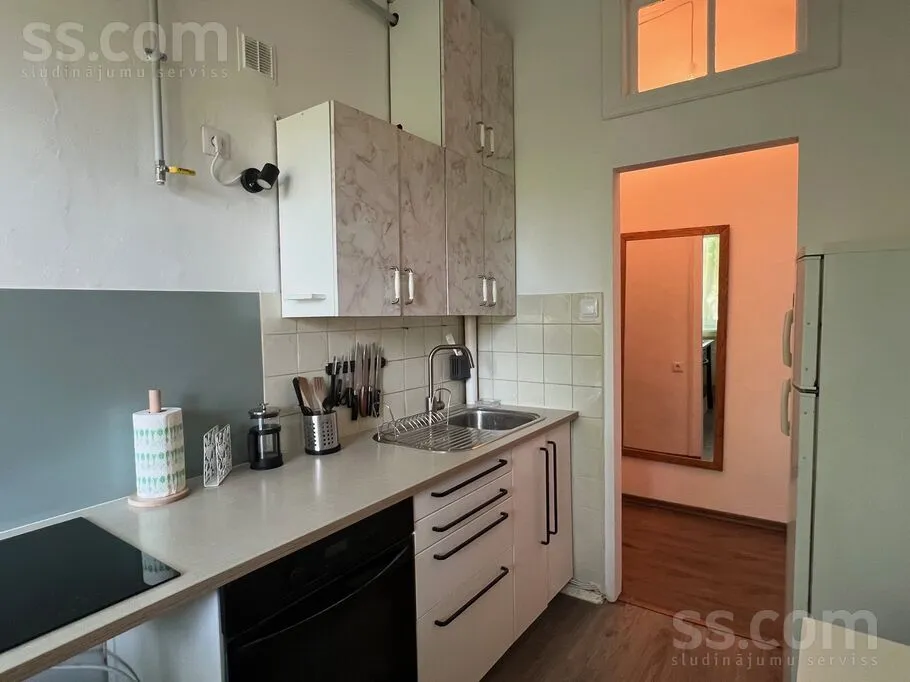 Cuisine - 2-Bedroom Flat with Regulated Heating in Riga Centre