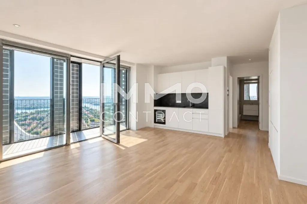 Soggiorno - Furnished Apartment with Sea View in DC2 Tower, Vienna