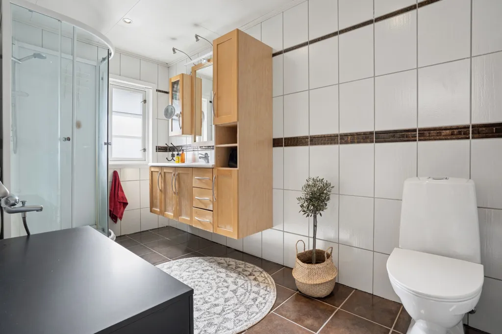 Badezimmer - Family Home with Garden in Selbu