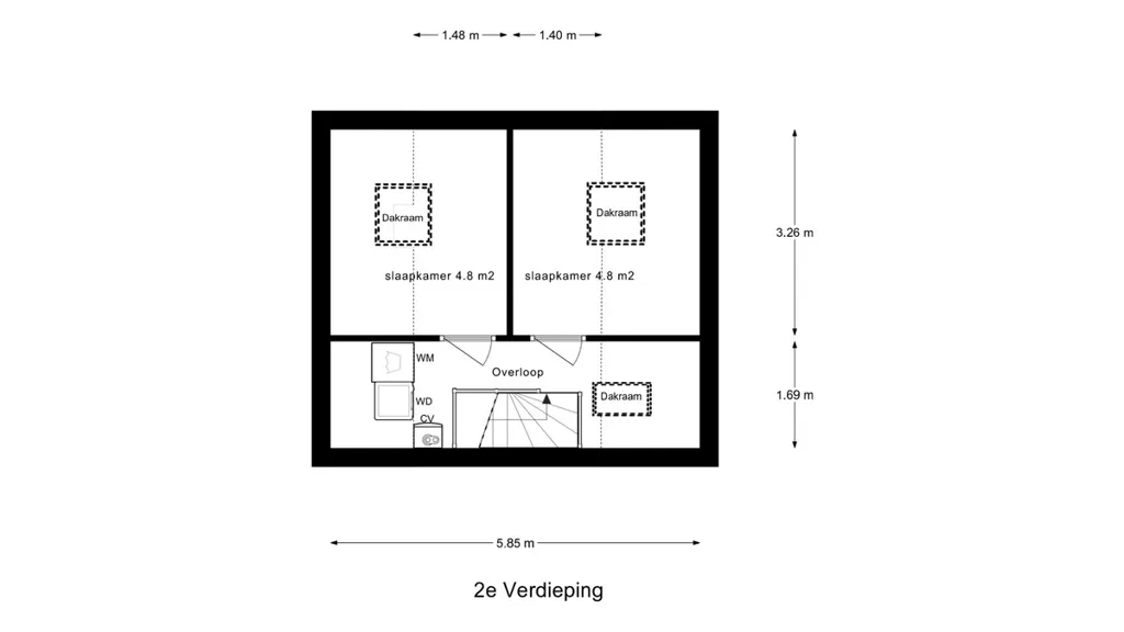 Plaan - Modernised Corner House with Garden in Leerdam