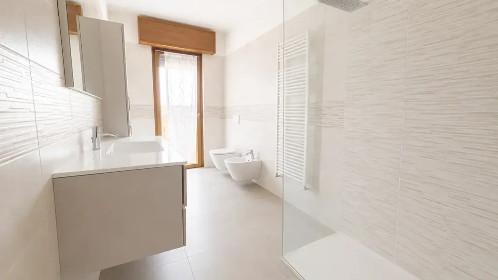 Salles de bain - Spacious Apartment with Balcony in Bevilacqua