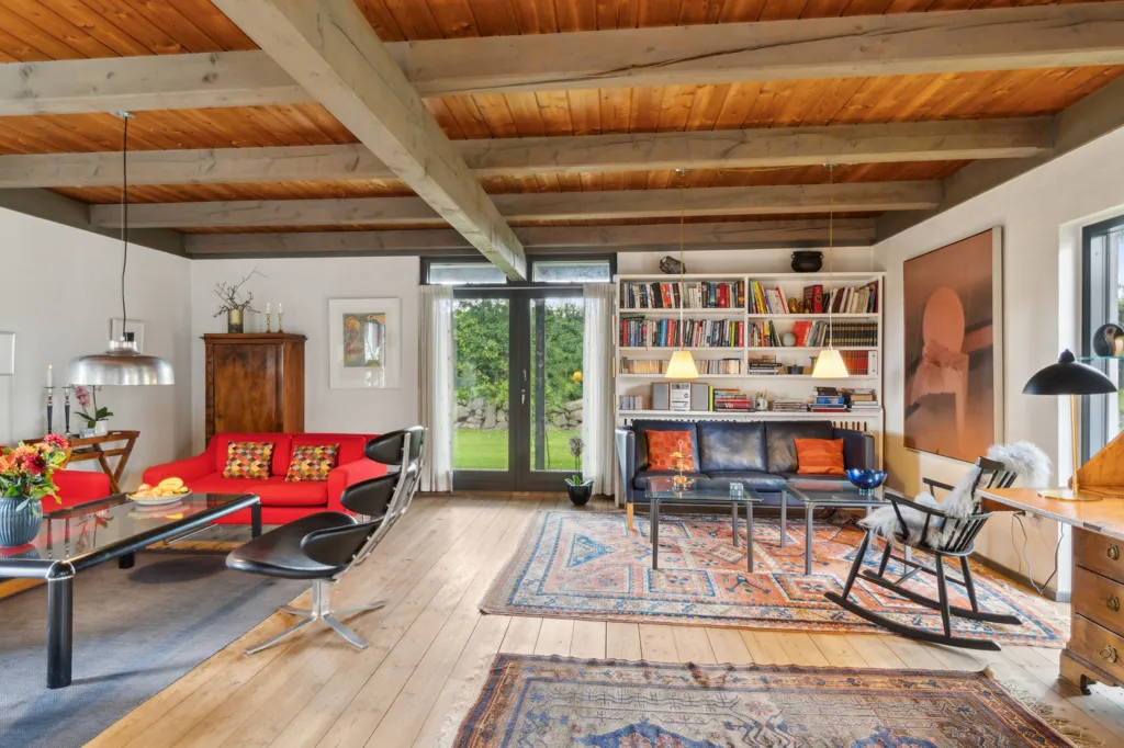 Séjour - Villa with Nature View on Falster