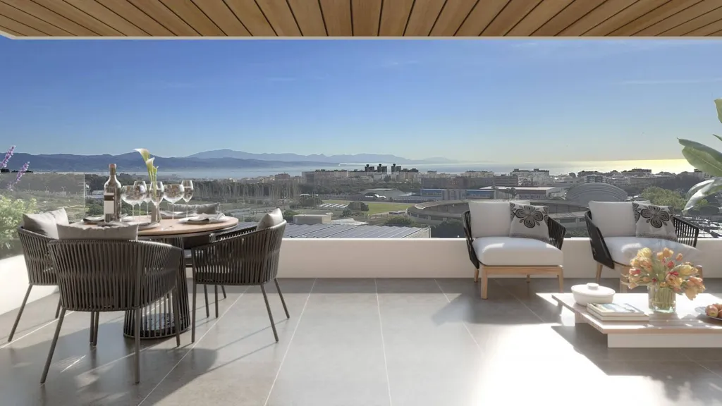 Terrasse - Apartment with Views in Torremolinos