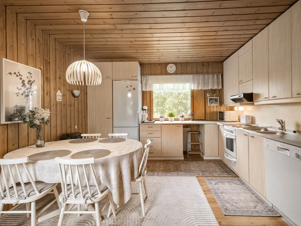 Salle à manger - Cottage with Garden and Sauna in Taipalsaari