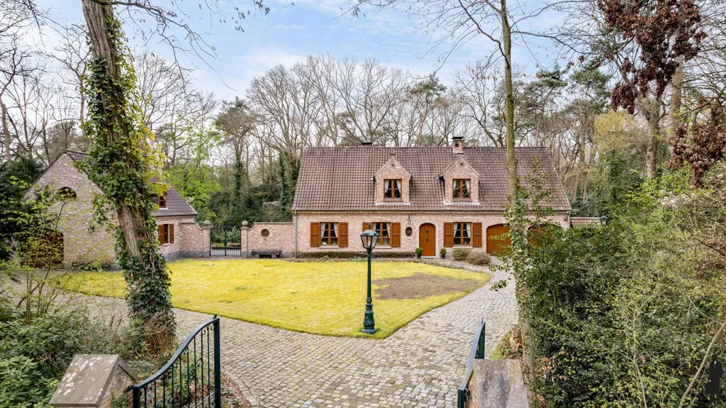 Aerial - Country Villa with Terrace and Garden