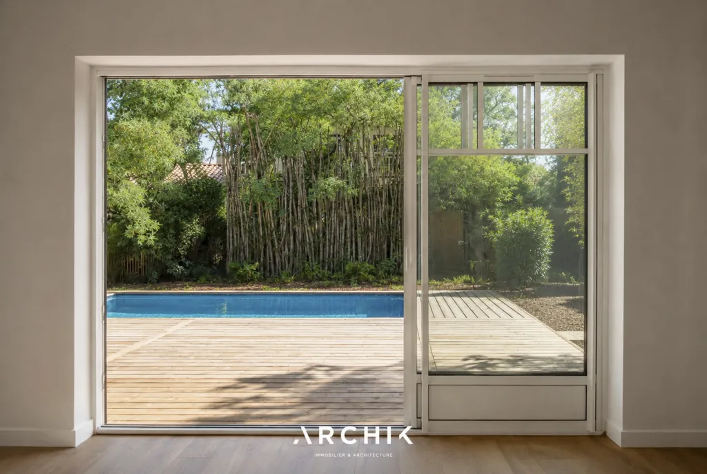 Piscina - Contemporary House with Pool in Abatilles