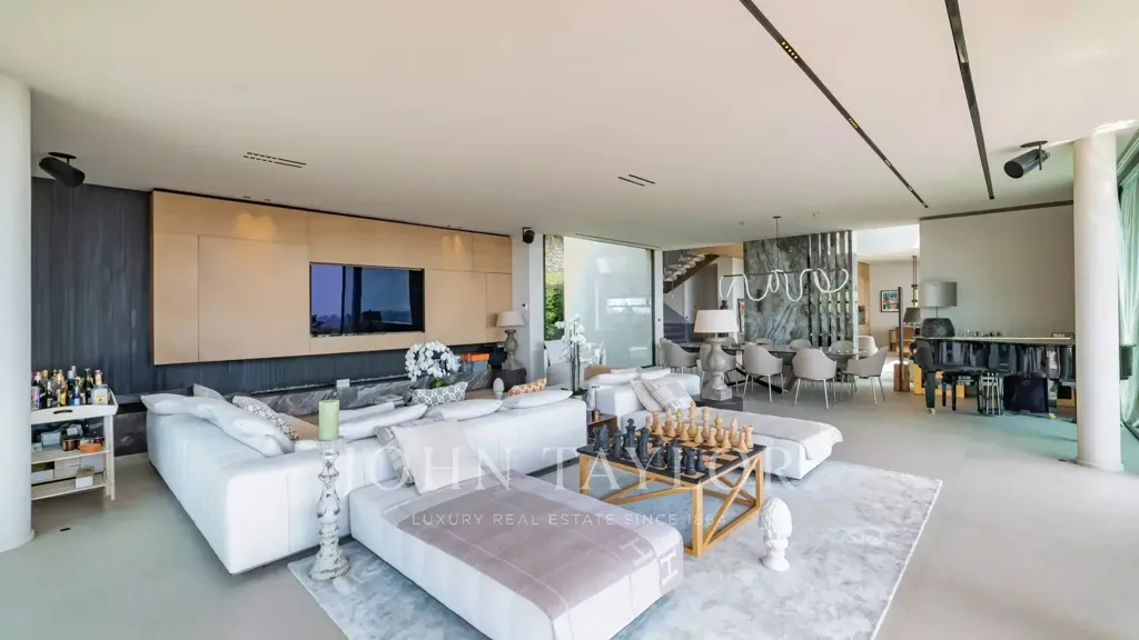 Séjour - Villa Luxueuse avec Vue Mer à Golfe-Juan