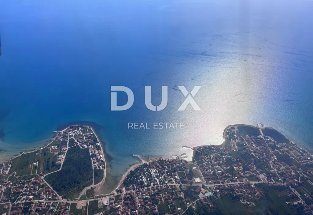 Vue aérienne - Building Plot Near Sea in Privlaka, Zadar