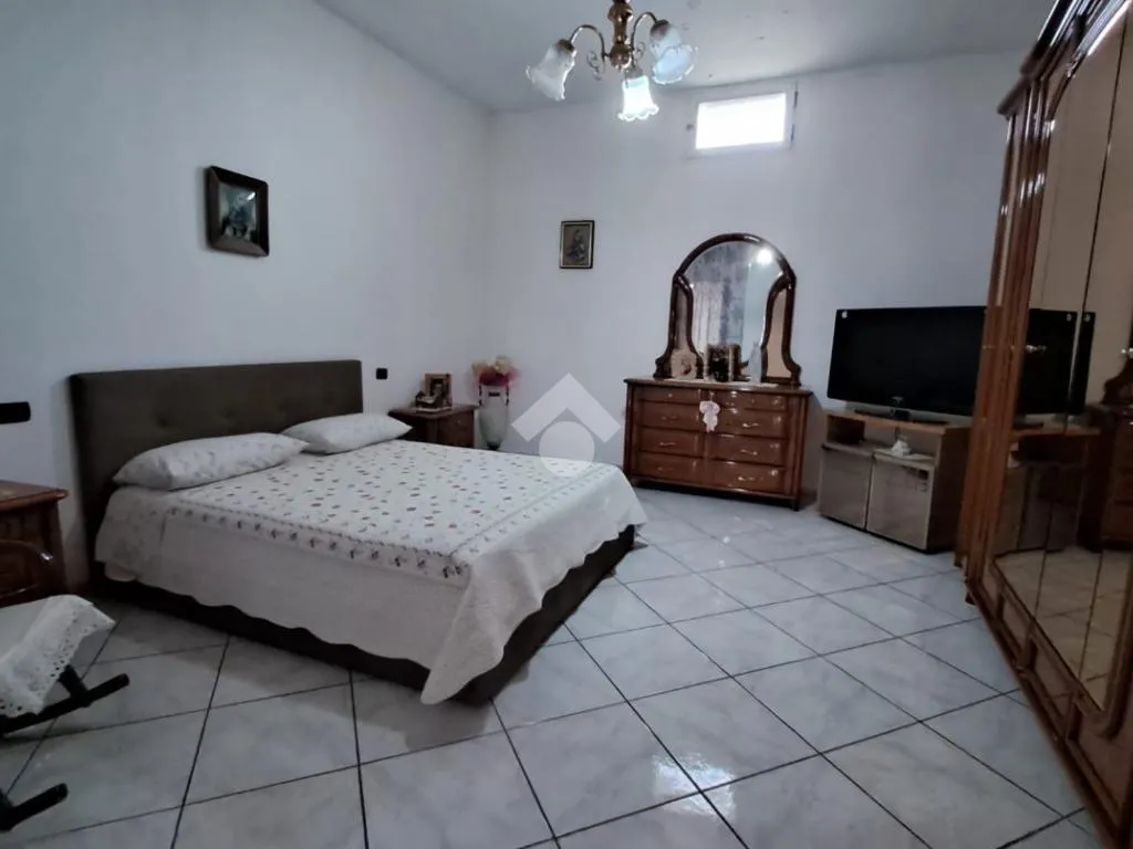 Bedrooms - Three-Bedroom Apartment with Fireplace in San Marcellino