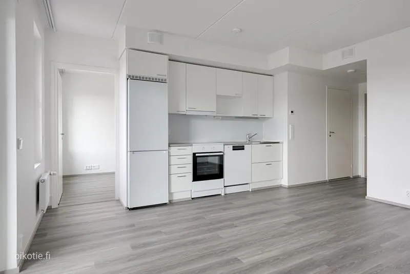 Köök - Modern Apartment with Glazed Balcony in Espoo