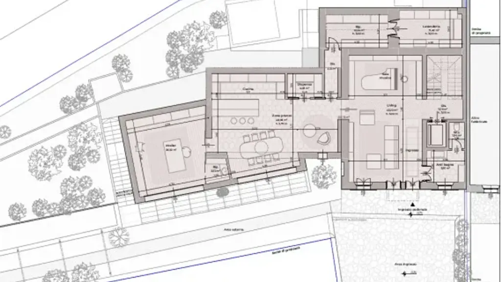 Planimetria - Villa with Panoramic View in Brescia