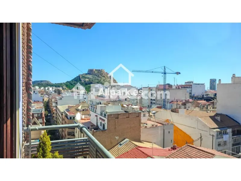 Balcon - Apartment with Castle View in Alicante