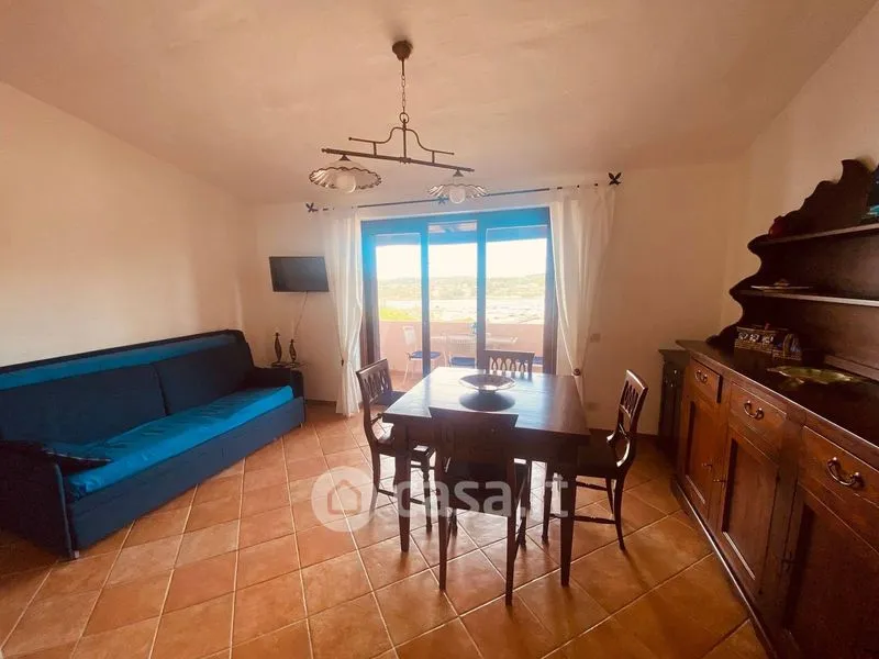 Dining Room - Apartment with Balcony and Pool in Arzachena