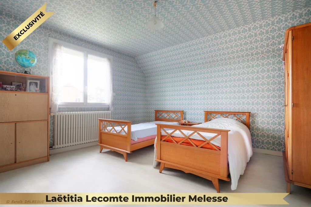 Chambres - Maison Plein Centre avec Terrasse à Melesse