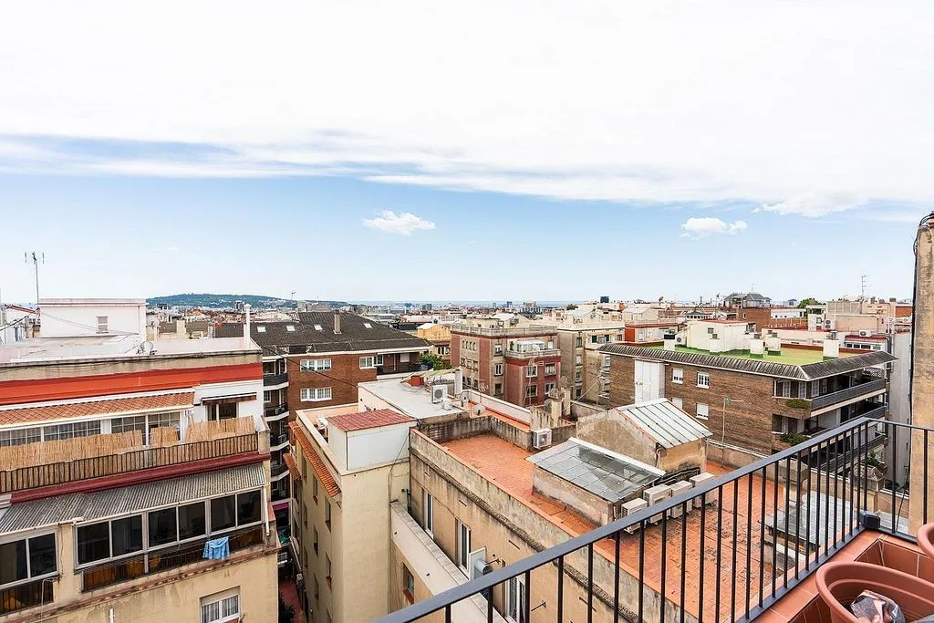 Balcony - Penthouse with Sea View in Sant Gervasi