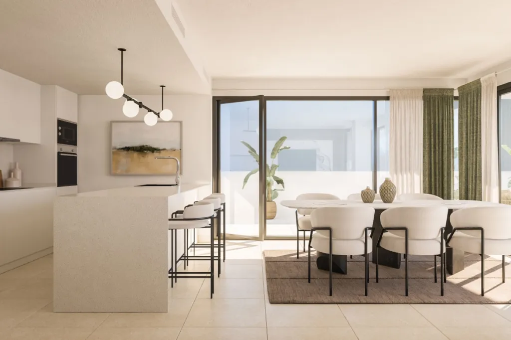 Salle à manger - Modern Apartments with Sea Views in Manilva