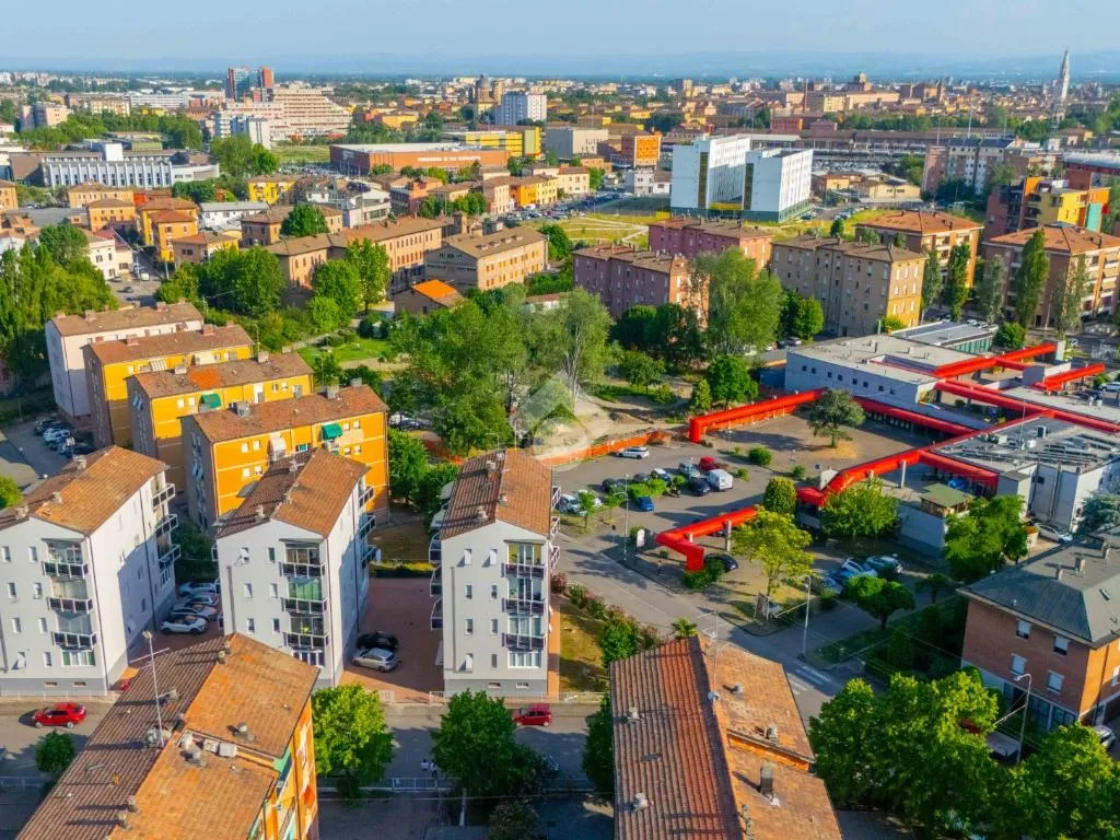 Vue aérienne - Modernised 3-Room Apartment in Sacca, Modena