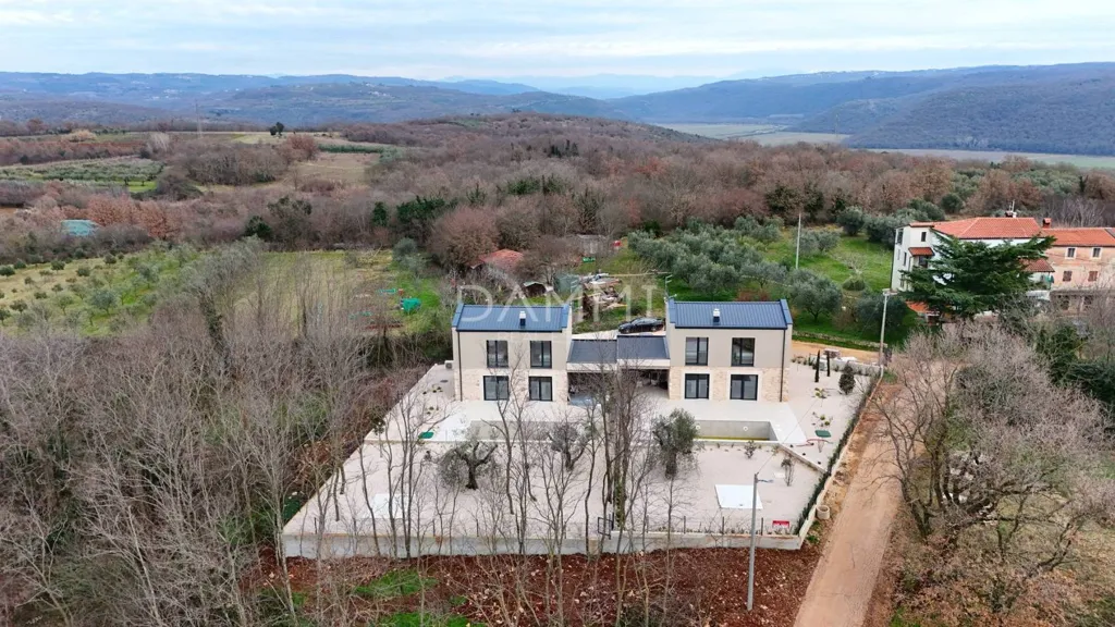 Vue aérienne - Contemporary Villa with Pool in Brtonigla