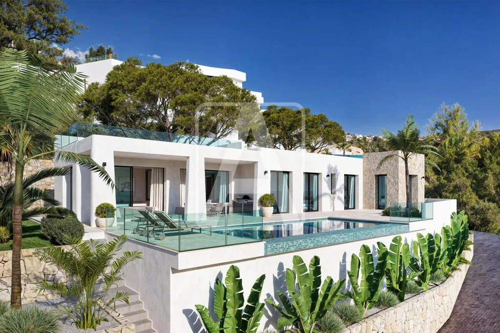 Piscine - Modern Villa with Sea View in Calpe