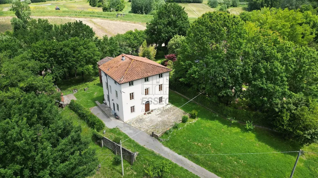 Õhuvaade - Early 20th Century Villa with Panoramic Views near Lucca