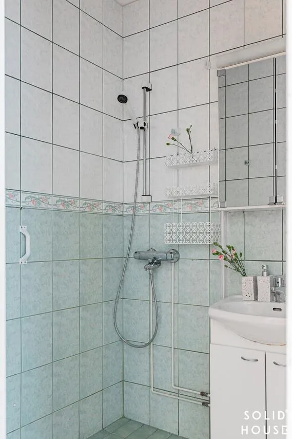 Bathrooms - Spacious Apartment with Balcony in Laitila